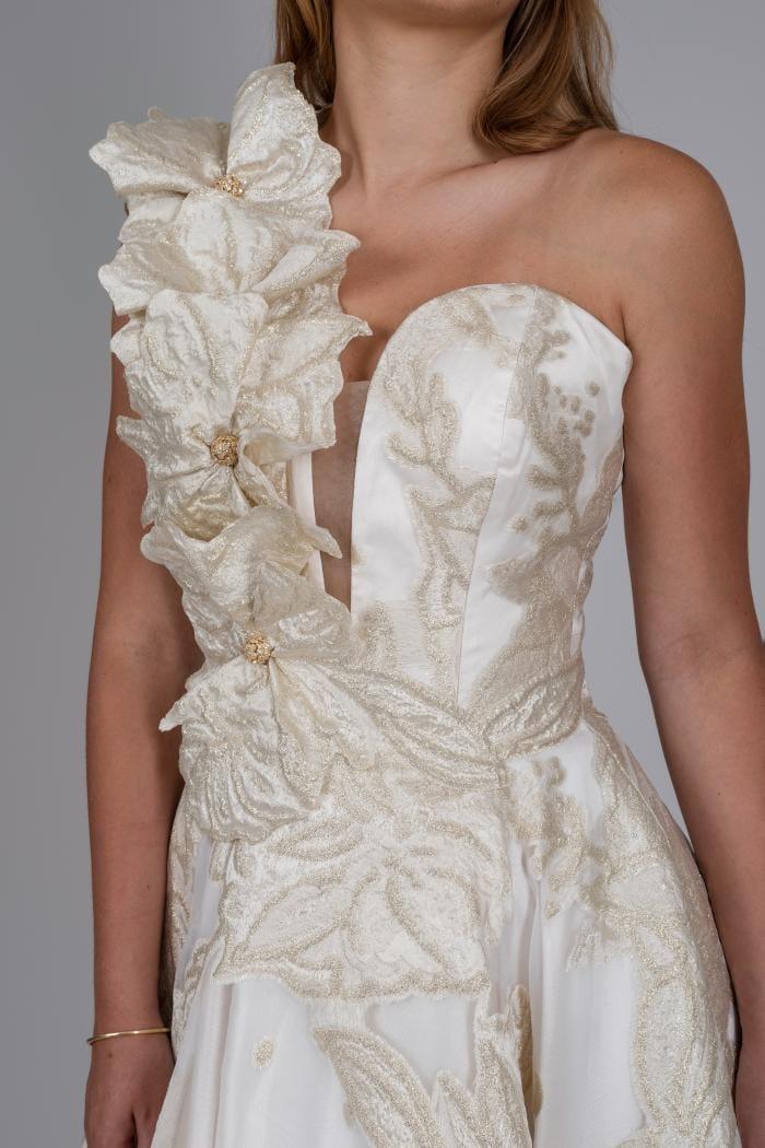 3D FLORAL DREAM BALL GOWN - FARACHI