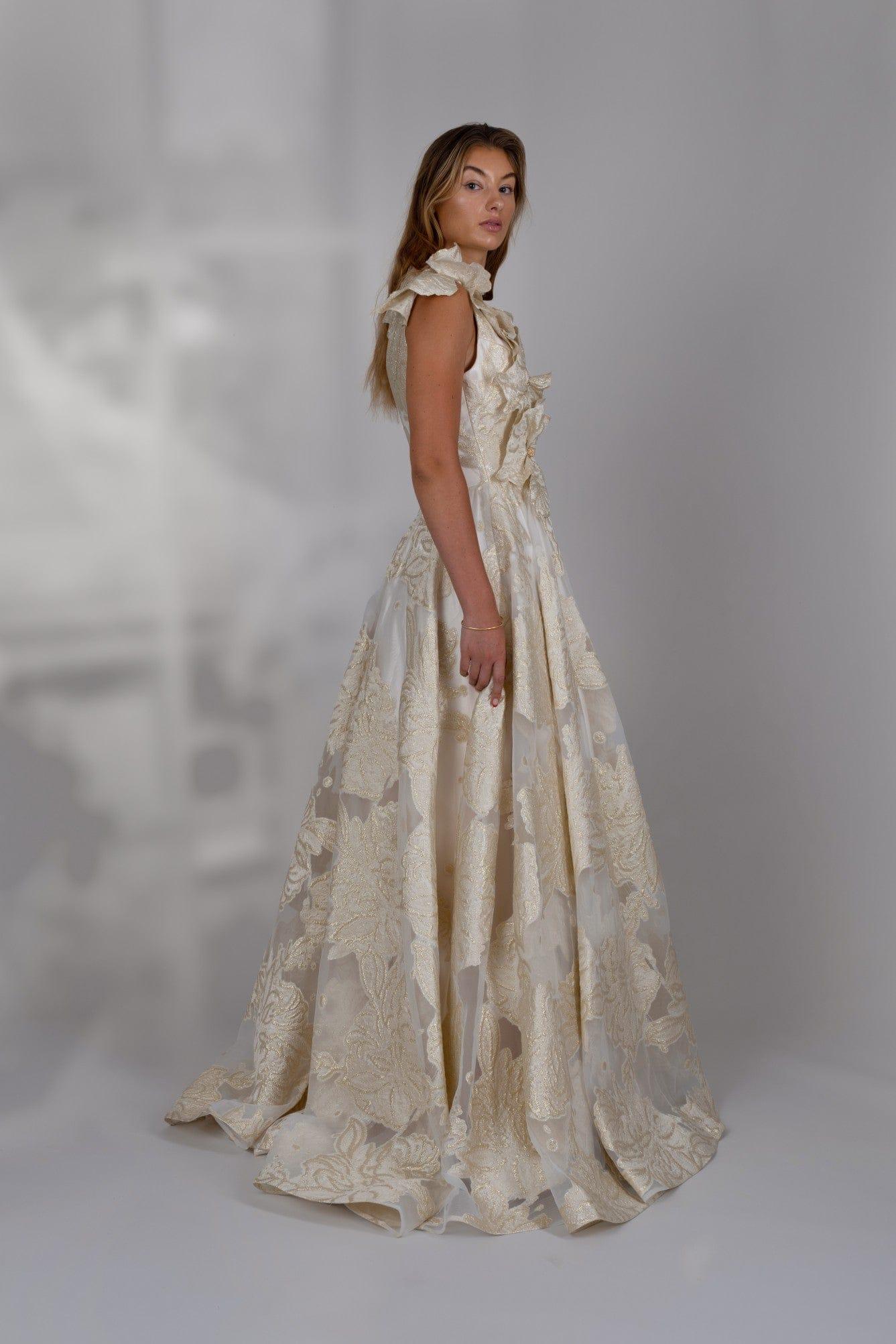 3D FLORAL DREAM BALL GOWN - FARACHI