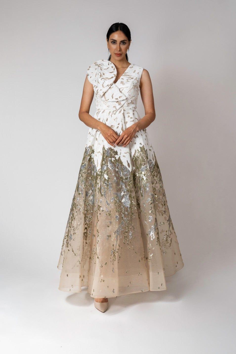 SPARKLY SEQUIN WEDDING DRESS - FARACHI