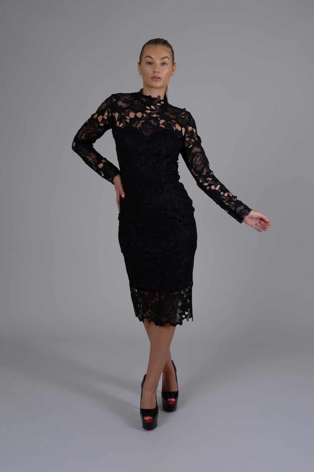 larisa dress | black larisa dress | black